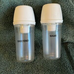 Tupperware Sugar/Creamer dispenser set